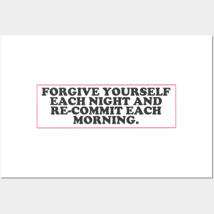 forgive yourself Posters and Art